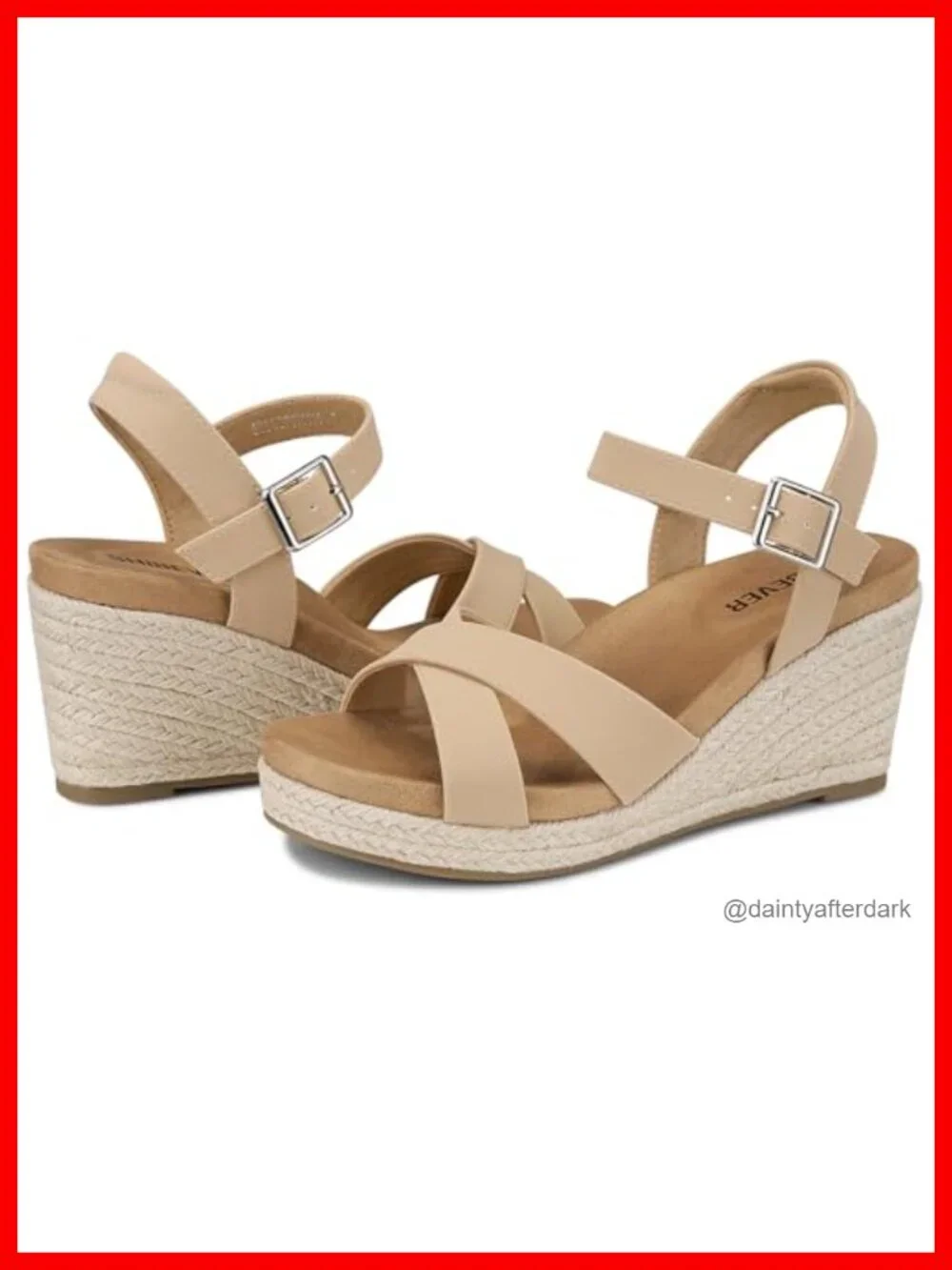 Women Wedge Sandals Espadrilles Orthopedic Arch Support Memory Foam Ankle Strap